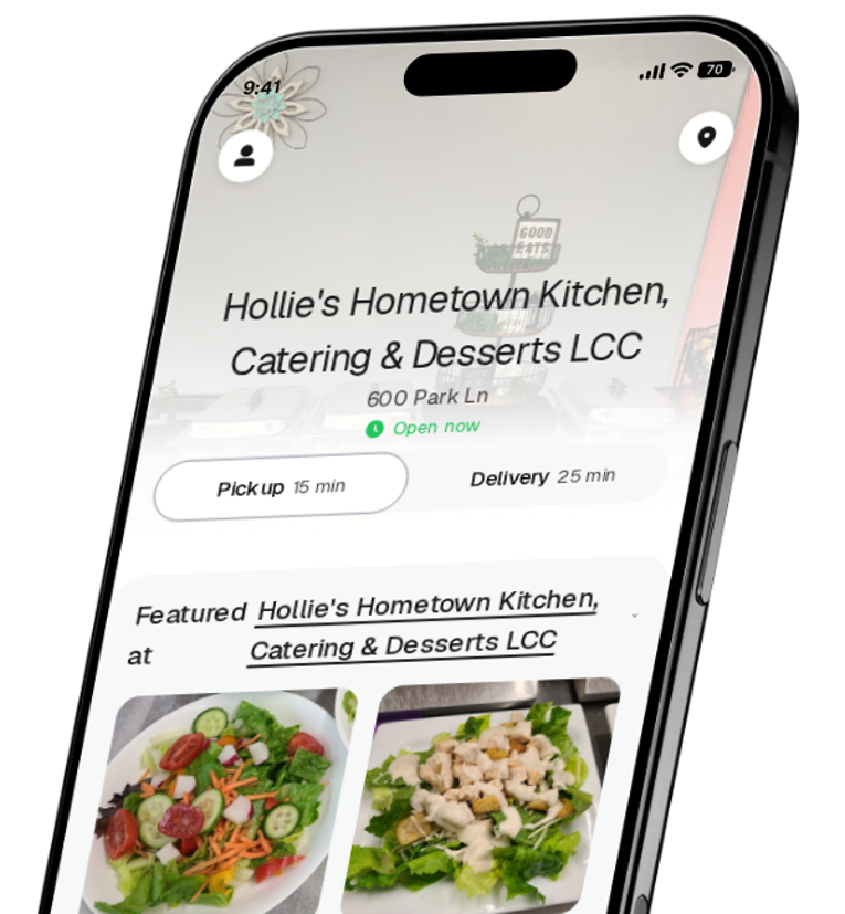 Hollie's Hometown Kitchen, Catering & Desserts LCC app preview