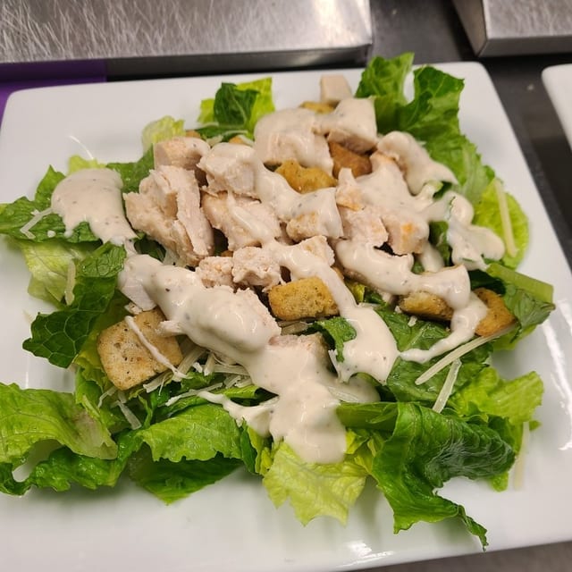 Chicken Caesar Salad.