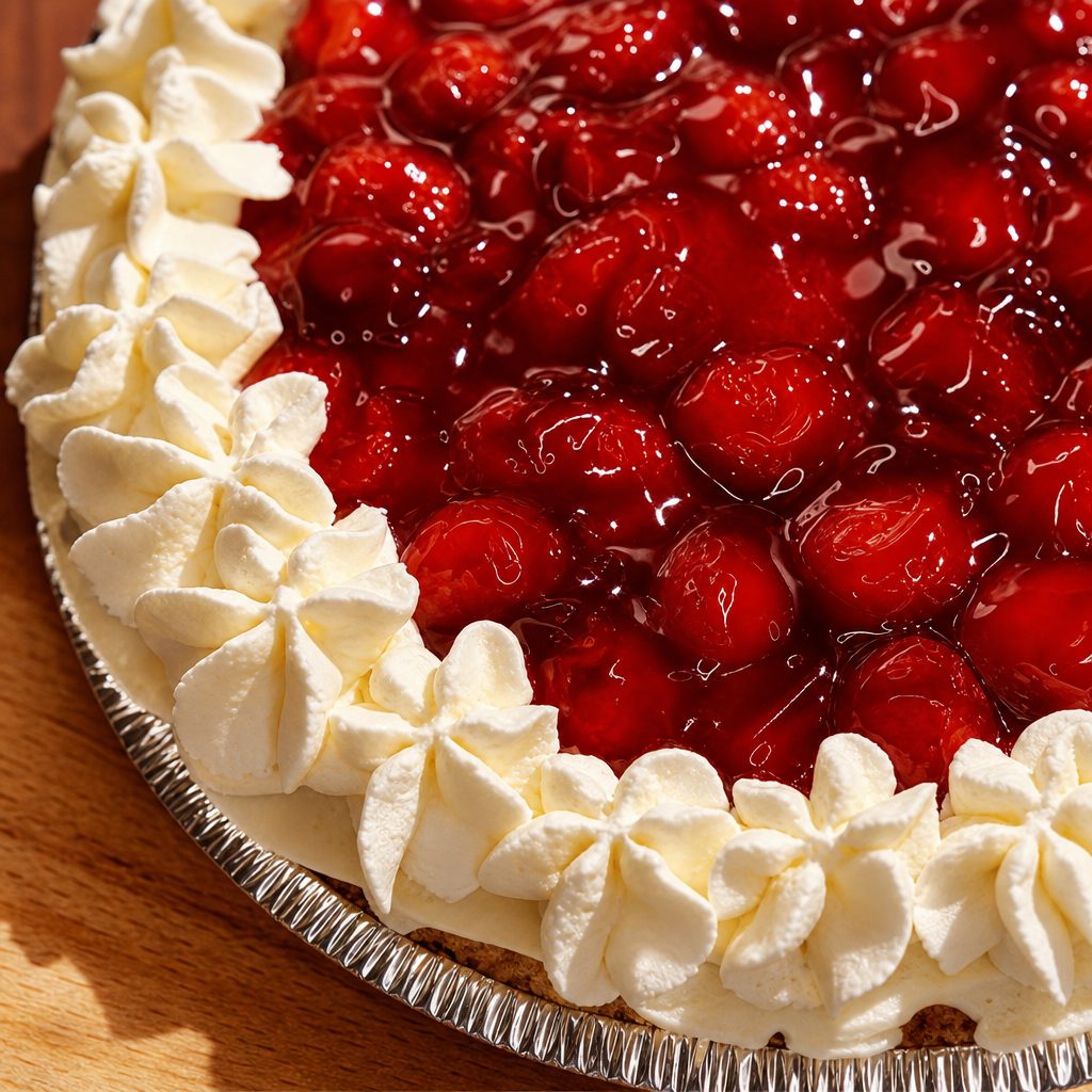 No Bake Cherry Cheesecake.