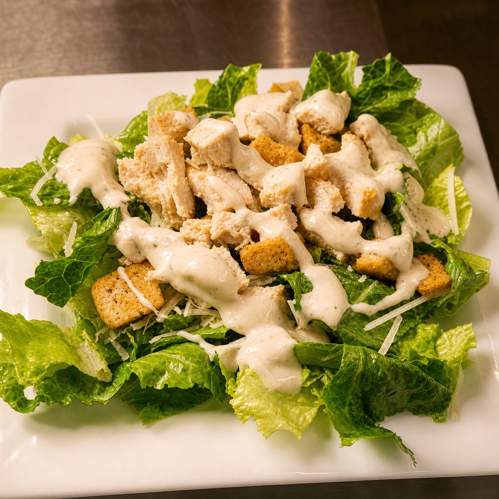 Chicken Caesar Salad.